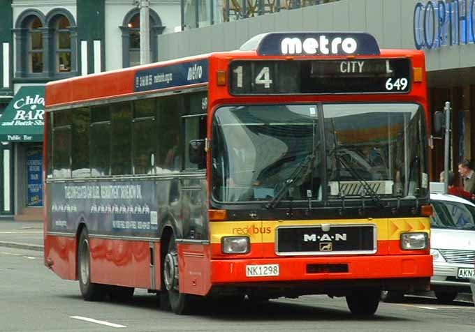 Red Bus MAN SL202 Coachwork International 649